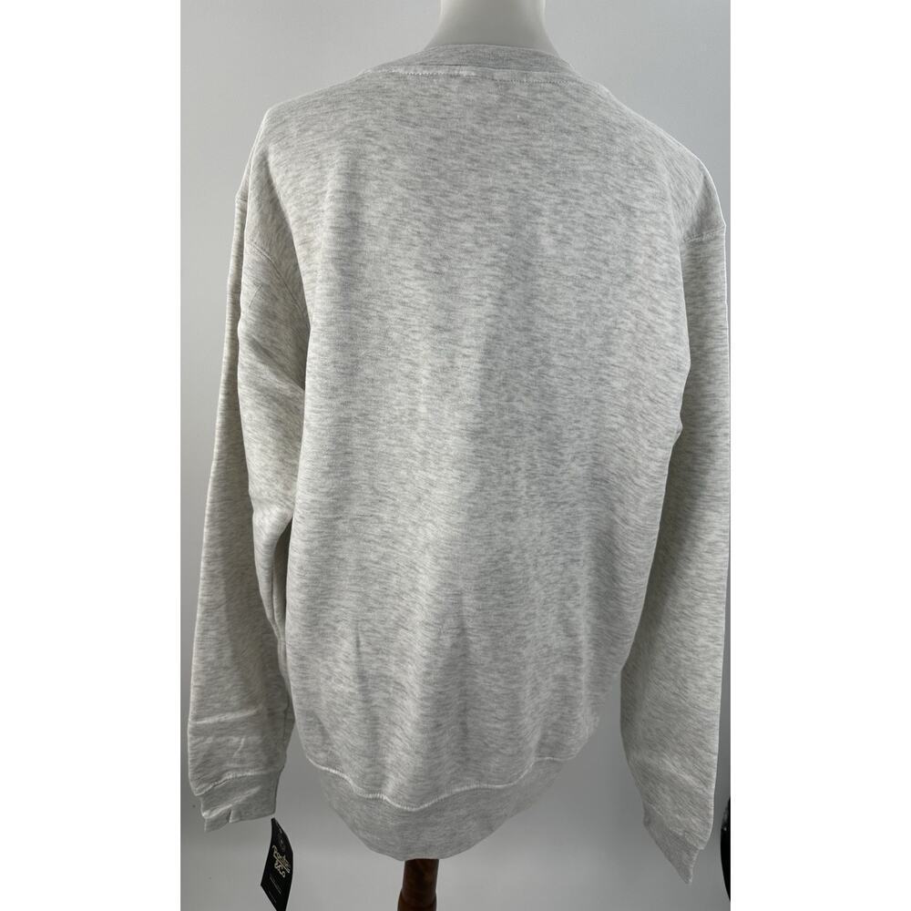 Pacific & Co MATCHA Sweatshirt Oatmeal Gray Green Graphic Pullover Unisex M - Picture 5 of 8